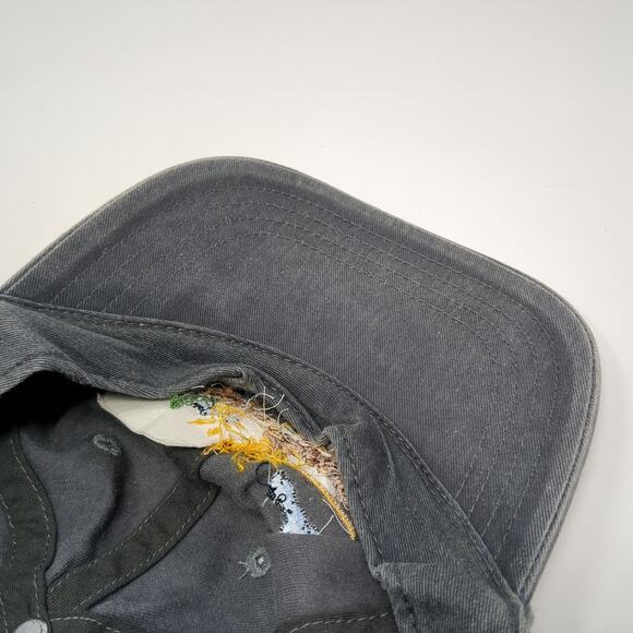 Lumber Scape Slideback Hat Gray One Size Embroidered Port & Company - Picture 8 of 9